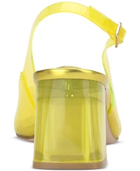 Jessica Simpson Women's Syrina Vinyl Slingback Pumps