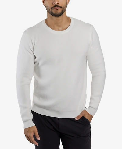 Spring + Mercer Men's Ribbed Crew Neck Sweater