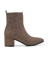 Kenneth Cole Reaction Women's Rida Stretch Jewel Wide Calf Booties