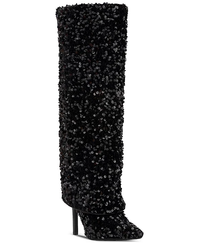 I.n.c. International Concepts Skylar Fold Over Cuffed Knee High Boots
