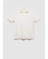 Mango Men's Patterned Cotton Polo Shirt