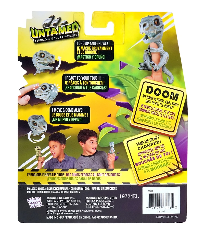 Untamed Skeleton Dino by Fingerlings Doom by WowWee, Created for Macy's