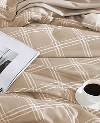 Swift Home Grid Plaid Reversible -Pc. Comforter Set