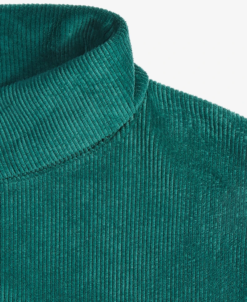On 34th Women's Ribbed Velour Turtleneck Top, Created for Macy's