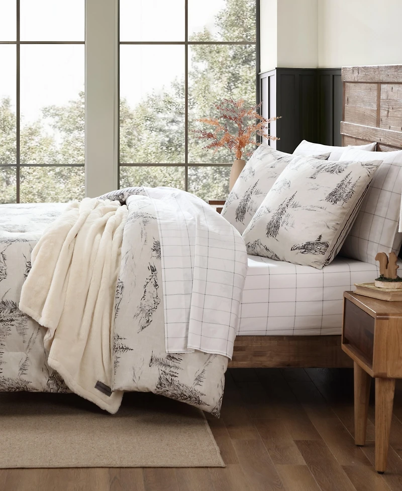 Eddie Bauer Rocky Mountain Cabin Reversible 3-Pc. Comforter Set