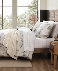 Eddie Bauer Rocky Mountain Cabin Reversible 3-Pc. Comforter Set