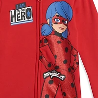 Miraculous Girls Ladybug Zip Up Hoodie