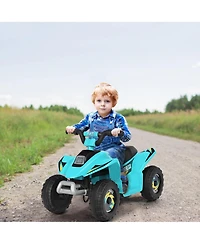 6V Kids Electric Quad Atv 4 Wheels Ride On Toy Toddlers Forward&Reverse