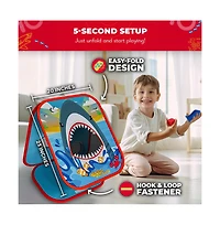 Shark Frenzy | 2-in-1 Bean Bag Toss Game for Kids | 5-Second Setup Toddler Party Games For Kids | Toddler Outdoor Games