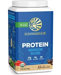 Sunwarrior Warrior Blend Protein, Plant-Based Organic Protein Powder, Mocha, Sunwarrior