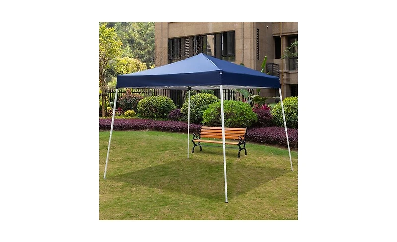 Slickblue Portable Home Use Waterproof Folding Tent Blue