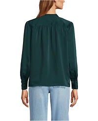Lands' End Women's Satin Popover Shirt