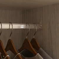 Homsee Black High Gloss Storage Organizer with 6 Mirrored Drawers