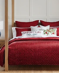 Levtex Cross Stitch Stitching 2-Pc. Sham Set, European