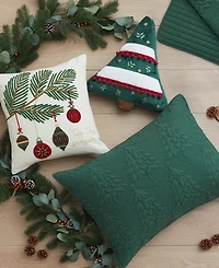 Levtex O Christmas Tree Stitching 3-Pc. Quilt Set, Full/Queen