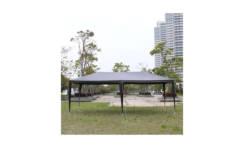 Slickblue 10'x20' Outdoor Party Tent - Includes 6 Removable Sidewalls for Versatile Event Coverage