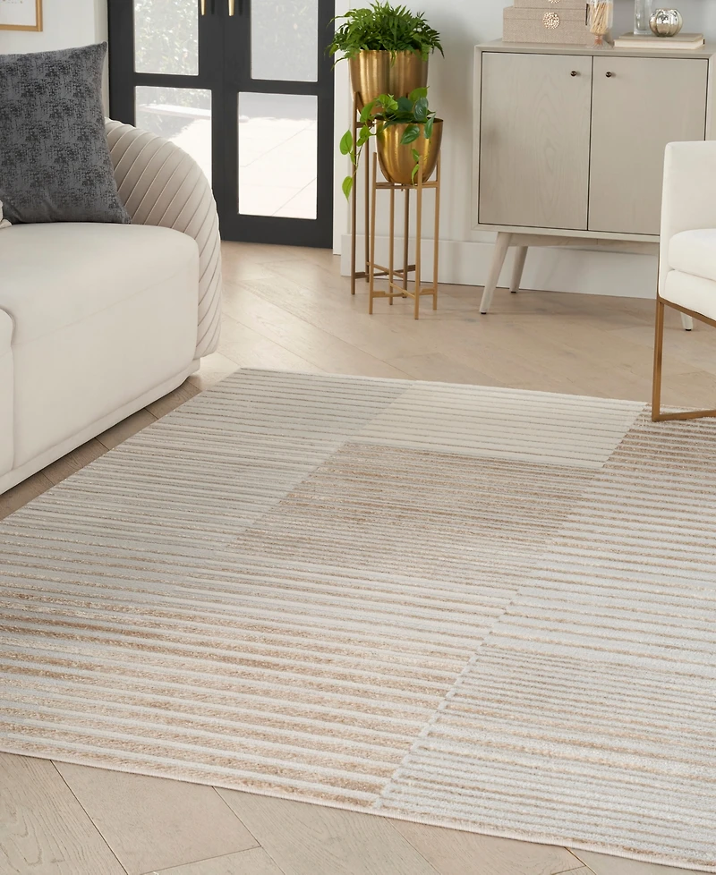 Nourison Home Brushstrokes BSK04 5'3"x7'3" Area Rug