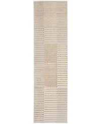 Nourison Home Brushstrokes BSK04 2'2"x7'6" Runner Area Rug