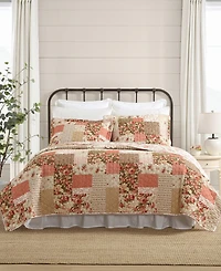 Laura Ashley Harrietta Patchwork Reversible 3-Pc. Quilt Set, King