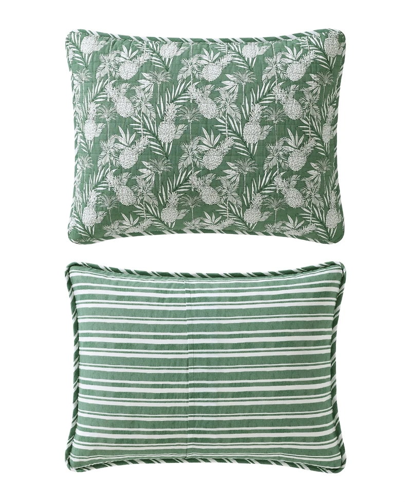 Closeout! Tommy Bahama Home Pineapple Venture Reversible 3-Pc. Quilt Set, Full/Queen