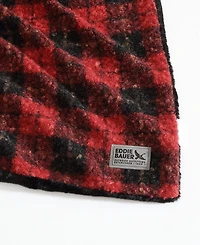 Eddie Bauer Capitol Hill Plaid Boucle Throw, 70" X 50"