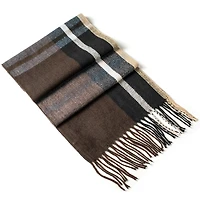Alpine Swiss Men's Scarf Soft 80 Inch Long Warm Scarves Plaids Winter Shawl