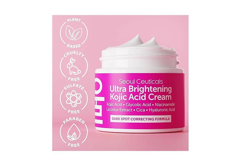 Seoul Ceuticals Korean Skincare Ultra Brightening Kojic Acid Cream K Beauty Skincare