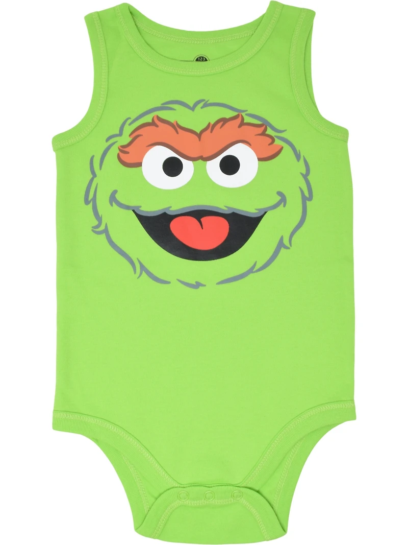 Sesame Street Baby Boys 5 Pack Bodysuits
