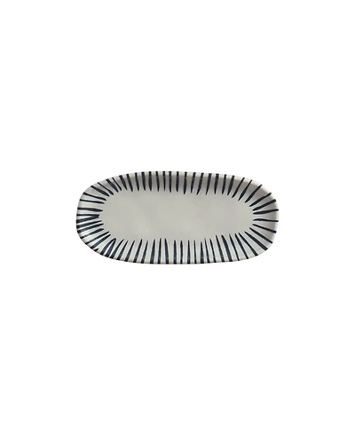 Porto Brasil Elemento Stoneware Shallow Oval Platters, Set of 4