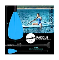 SereneLife Free-Flow Inflatable Stand-Up Paddle-Board (Sup), 10.5 ft.