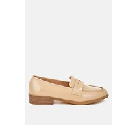 London Rag Mogul Penny Strap Detail Womens Loafer