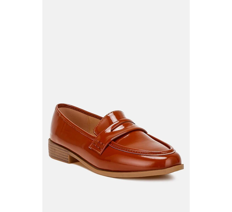 Mogul Penny Strap Detail Womens Loafer