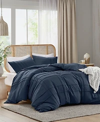 510 Design Porter Pleated 3-Pc. Duvet Cover Set