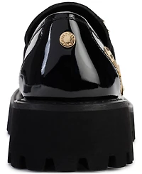 Karl Lagerfeld Paris Women's Gaston Rocker Almond Toe Lug Loafers