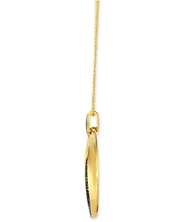 Le Vian Chocolatier Chocolate Diamond Pendant Necklace (1/2 ct. t.w.) in 14k Honey Gold