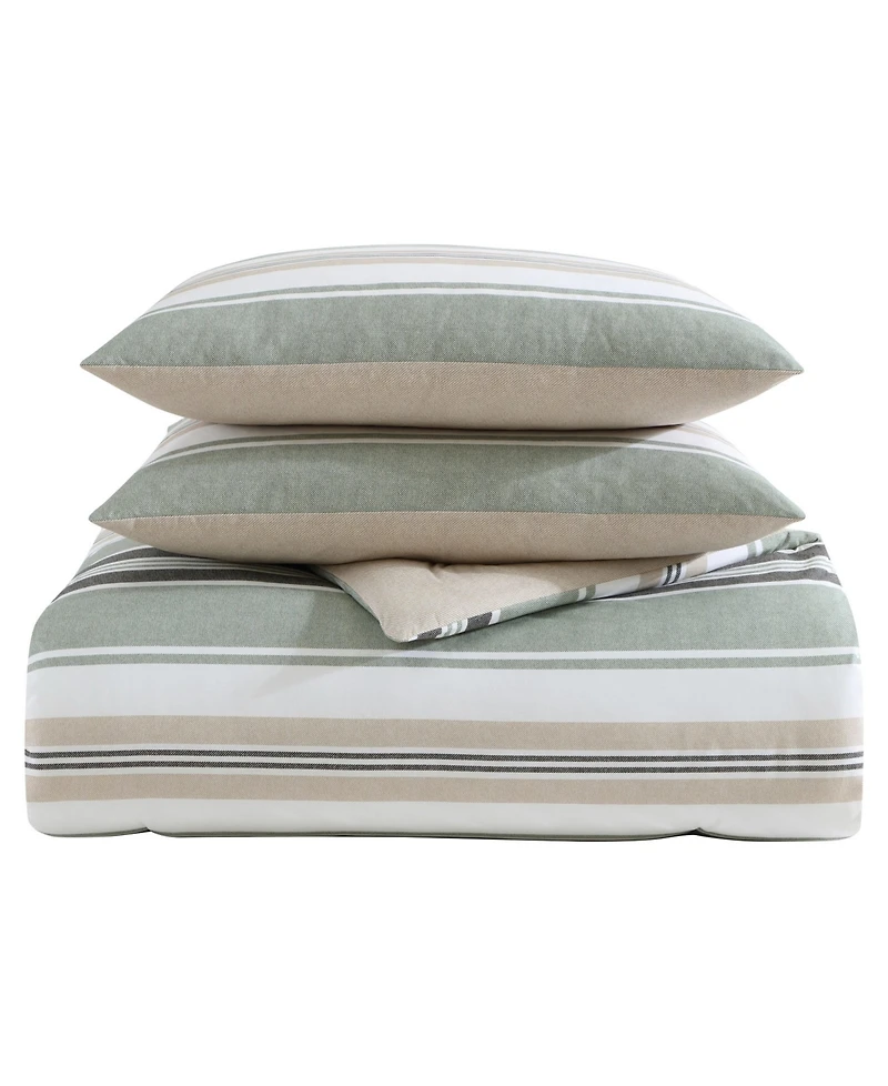 Nautica Prospect Harbor Reversible 3-Pc. Comforter Set, Full/Queen