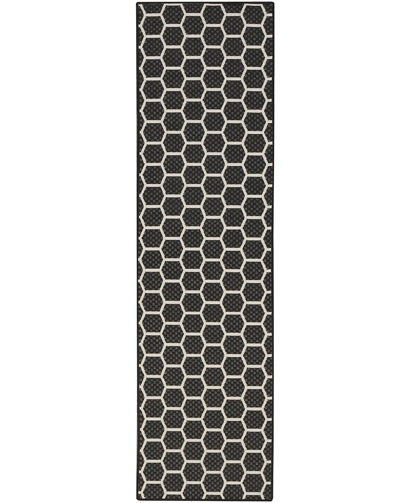 Nourison Home Twist Reversible TWS01 2'2"x8' Runner Area Rug