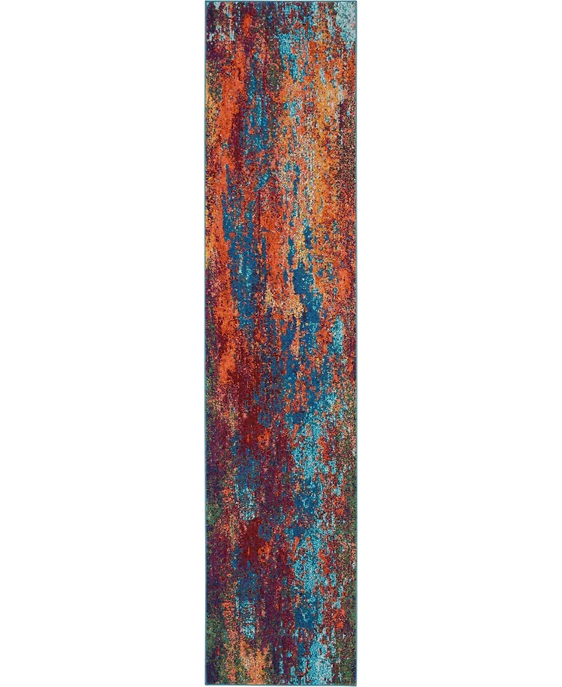 Nourison Home Celestial CES08 2'2"x10' Runner Area Rug