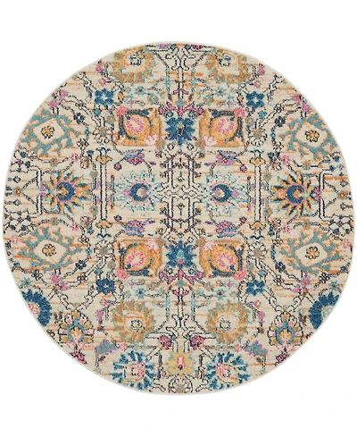 Nourison Home Passion PSN01 5'x5' Round Area Rug