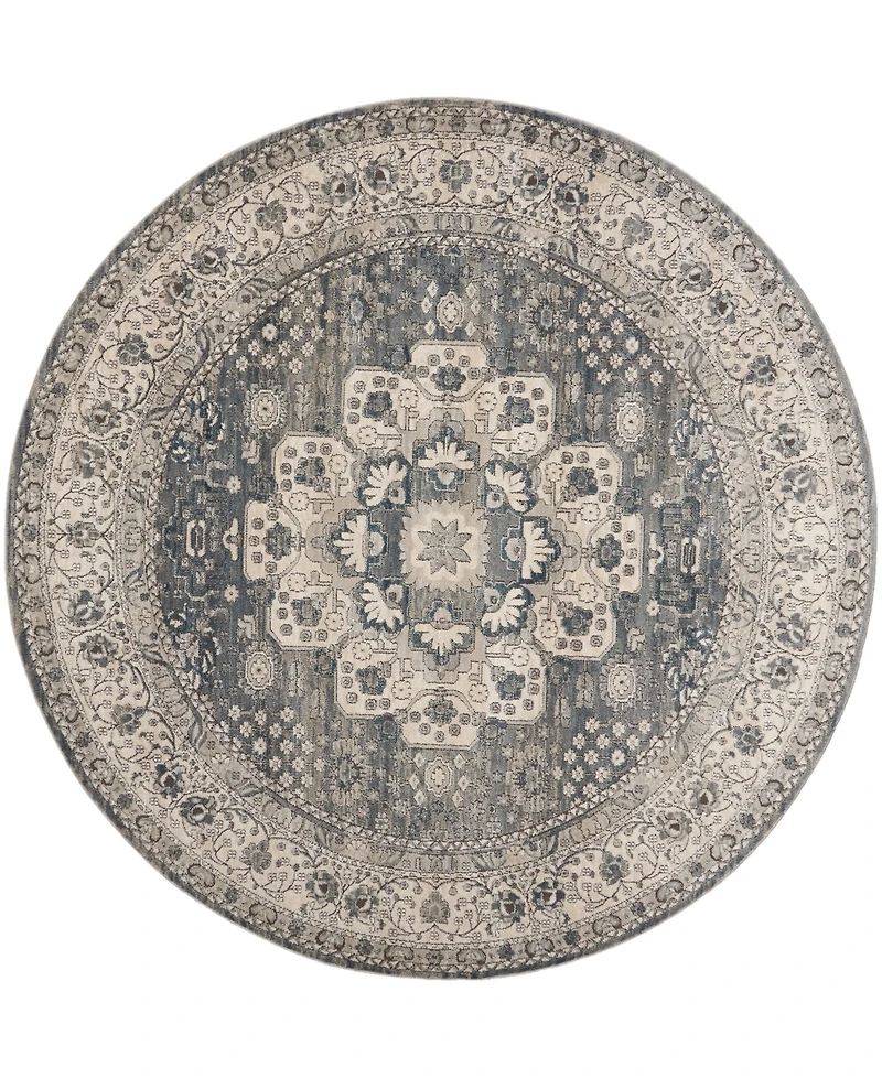 Nourison Home Quarry QUA07 7'10"x7'10" Round Area Rug