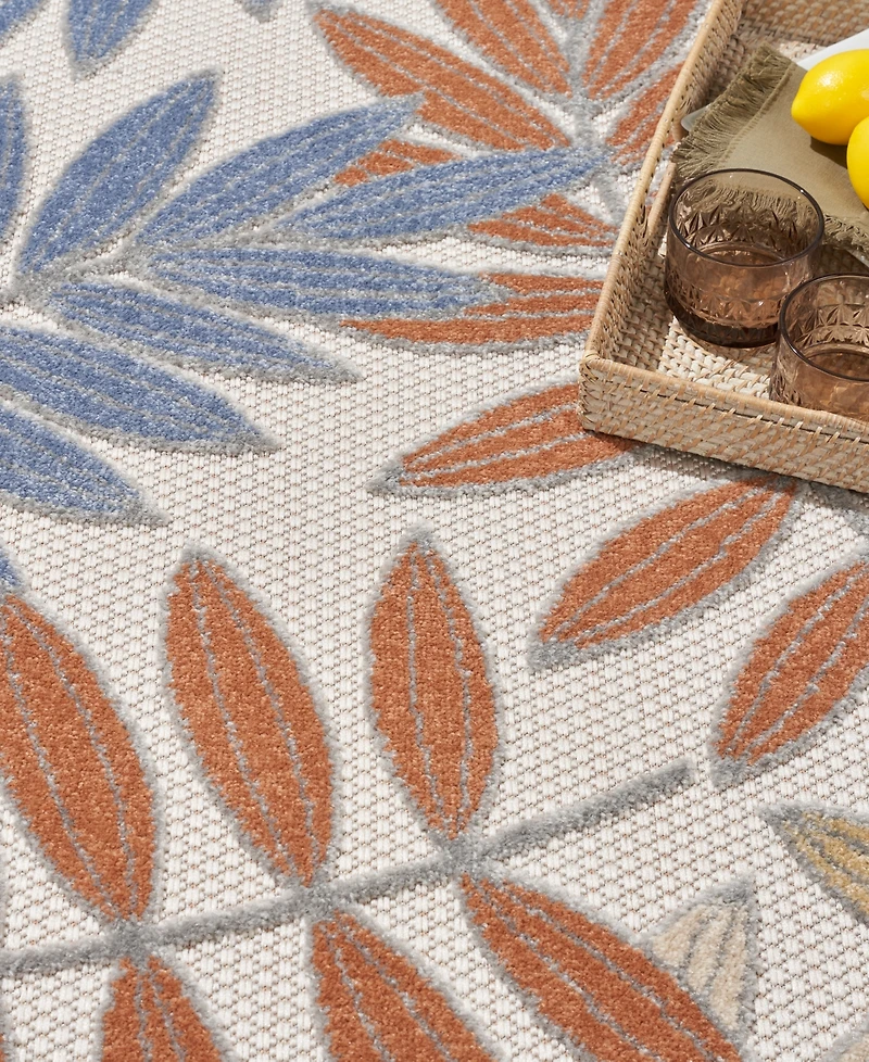 Nourison Home Aloha ALH18 5'3"x5'3" Round Area Rug