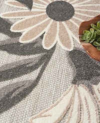 Nourison Home Aloha ALH33 5'3"x5'3" Round Area Rug