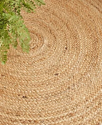 Nourison Home Natural Jute NJT03 6'x6' Round Area Rug