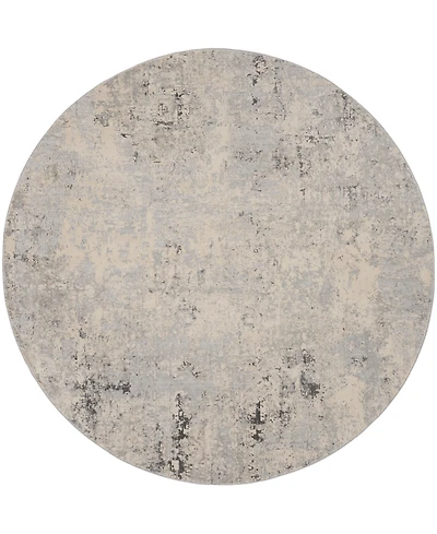 Nourison Home Rustic Textures RUS07 5'3"x5'3" Round Area Rug