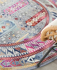 Nourison Home Vintage Kashan VKA06 6'x6' Round Area Rug