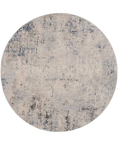 Nourison Home Rustic Textures RUS07 7'10"x7'10" Round Area Rug