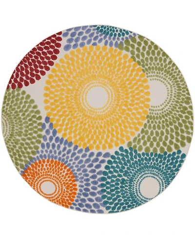 Nourison Home Aloha ALH29 7'10"x7'10" Round Area Rug