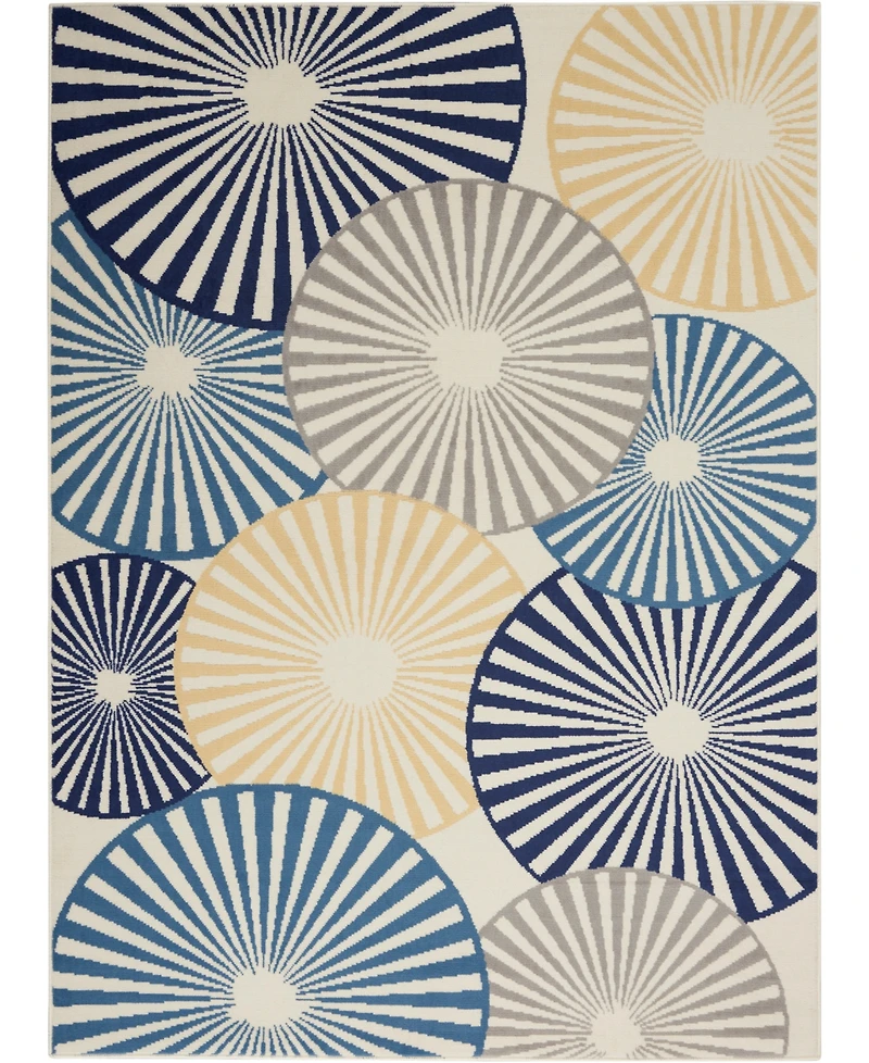 Nourison Home Grafix GRF20 5'3"x7'3" Area Rug