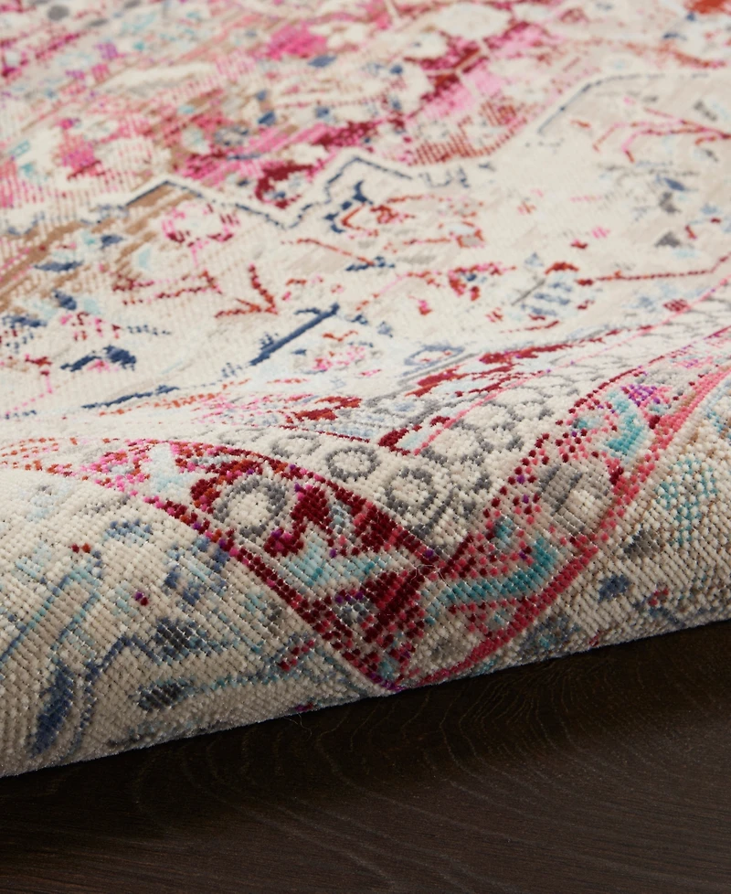 Nourison Home Vintage Kashan VKA07 6'x6' Round Area Rug