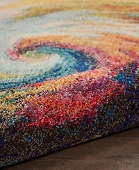 Nourison Home Celestial CES07 7'10"x7'10" Round Area Rug